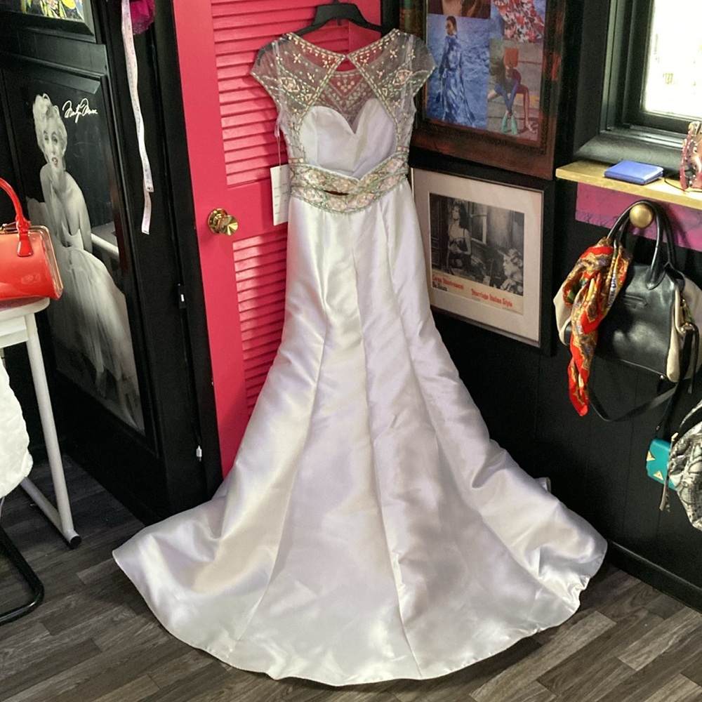 NWT RACHEL ALLAN 2 piece Gown